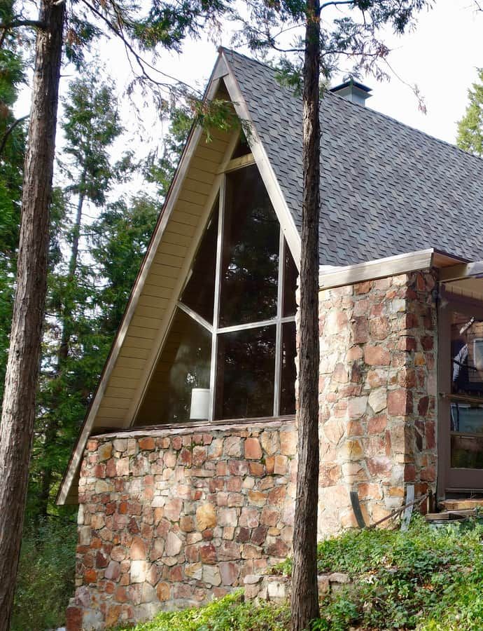 A-frame house, United States: an example of A-Frame