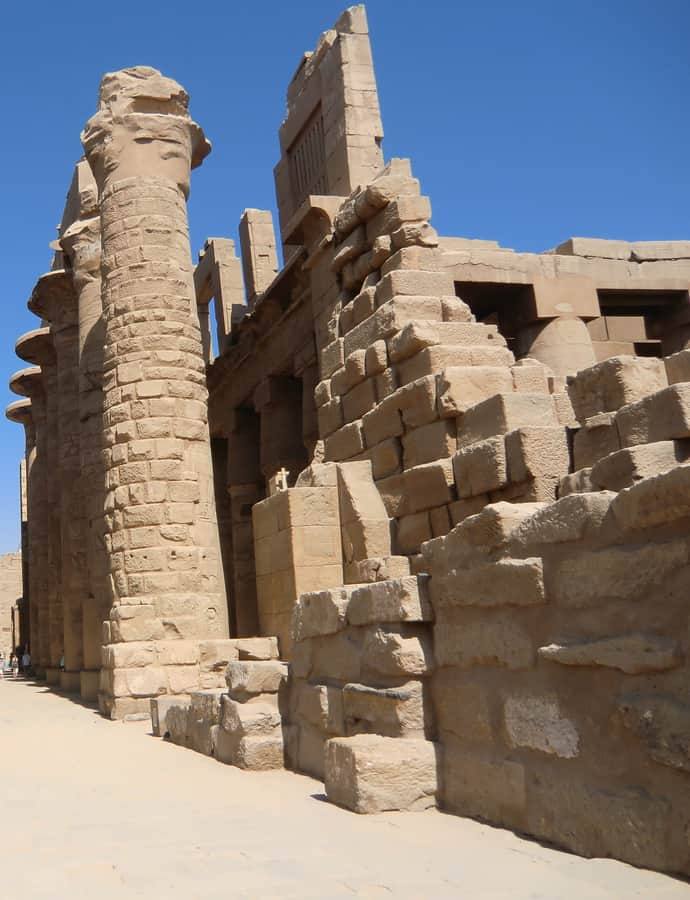 Karnak Temple, an example of Ancient Egyptian