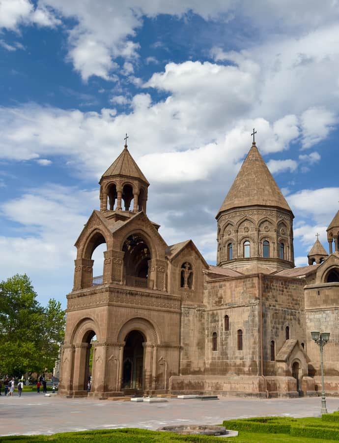 Etchmiadzin Cathedral, Vagharshapat, Armenia: an example of Armenian architecture