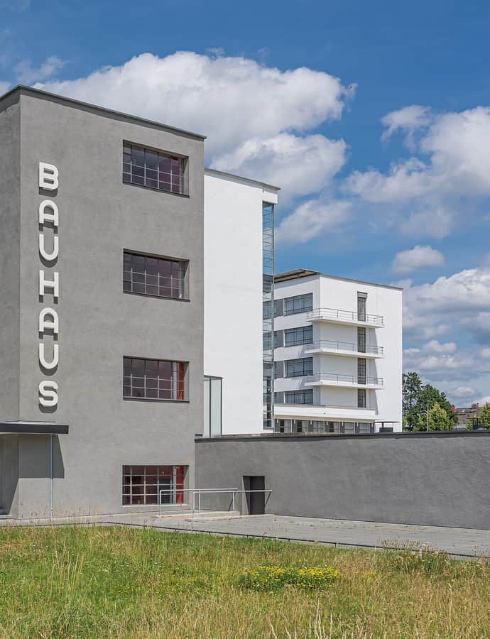 Bauhaus Dessau, Dessau, Germany: an example of Bauhaus