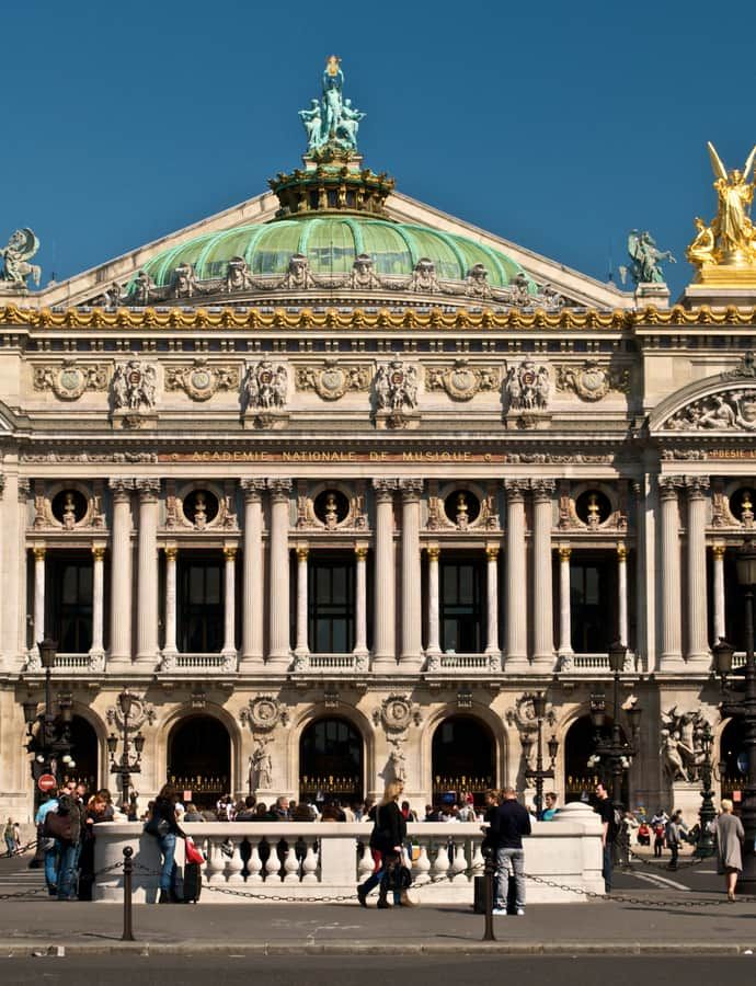 Palais Garnier, Paris, France: an example of Beaux-Arts