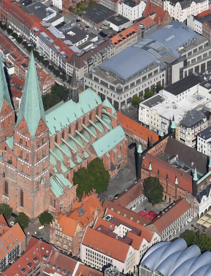 St. Mary's Church, Lübeck, Lübeck, Germany: an example of Brick Gothic architecture