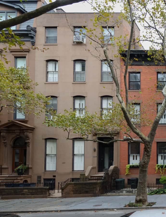 Brooklyn Heights Historic District, New York City, New York: an example of Brownstone architecture