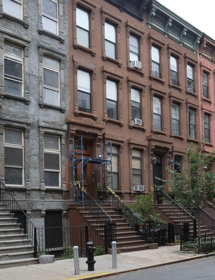 Brownstones in Harlem, New York City, New York