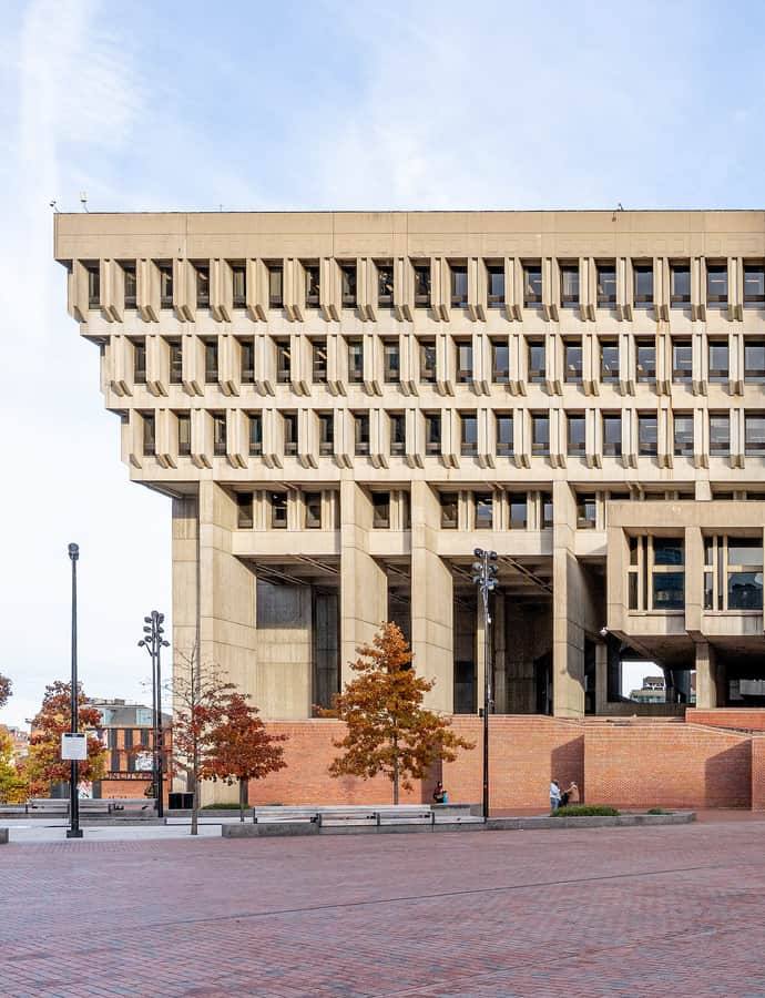 Boston City Hall, an example of Brutalism