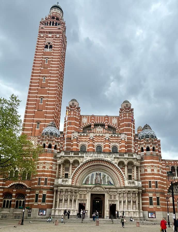 Westminster Cathedral, London, England: an example of Byzantine Revival