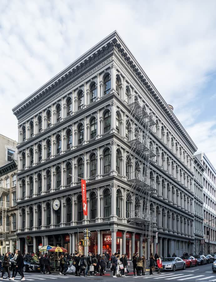 E. V. Haughwout Building, New York City: an example of Cast Iron architecture