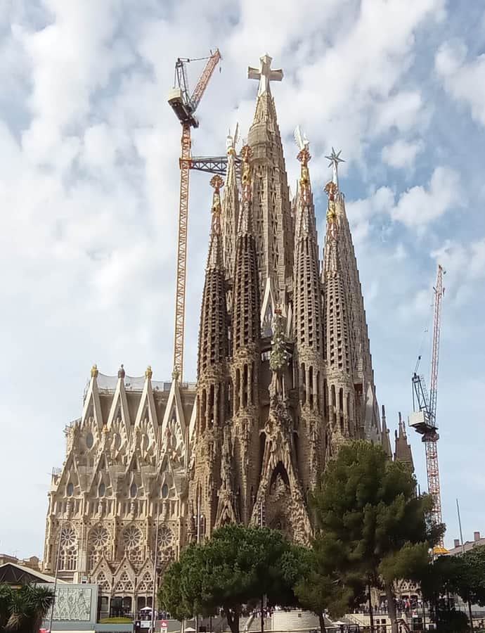 Sagrada Família, Barcelona, Spain: an example of Catalan Modernisme architecture