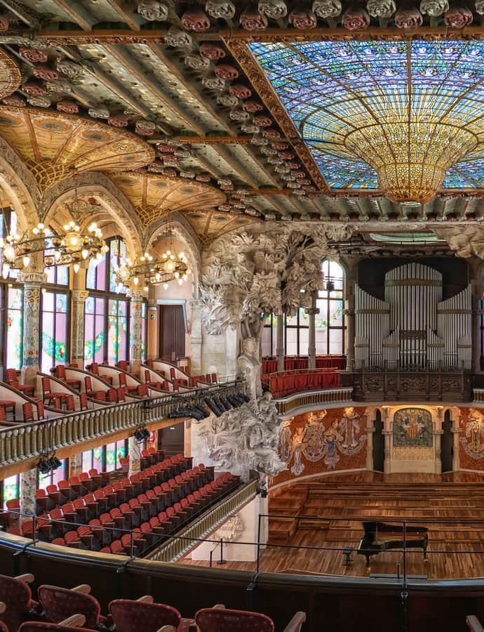 Palau de la Música Catalana, Barcelona, Spain