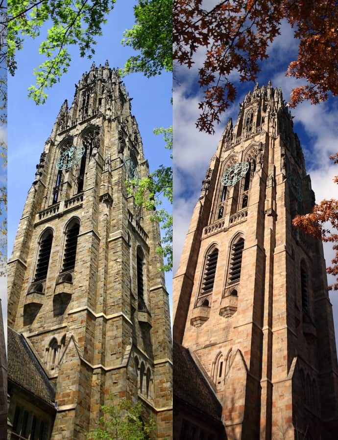 Harkness Tower, New Haven, Connecticut: an example of Collegiate Gothic