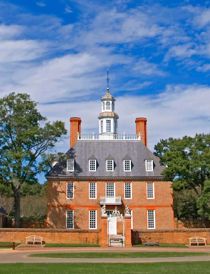 Governor's Palace, Williamsburg, Virginia: an example of Colonial Revival