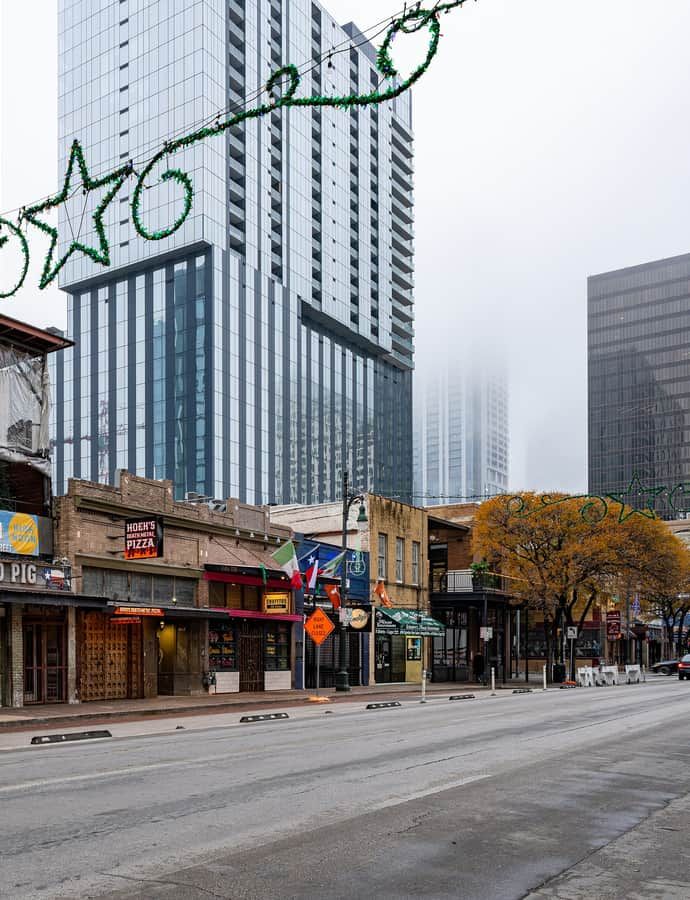 Sixth Street, Austin, Texas: an example of Commercial Vernacular