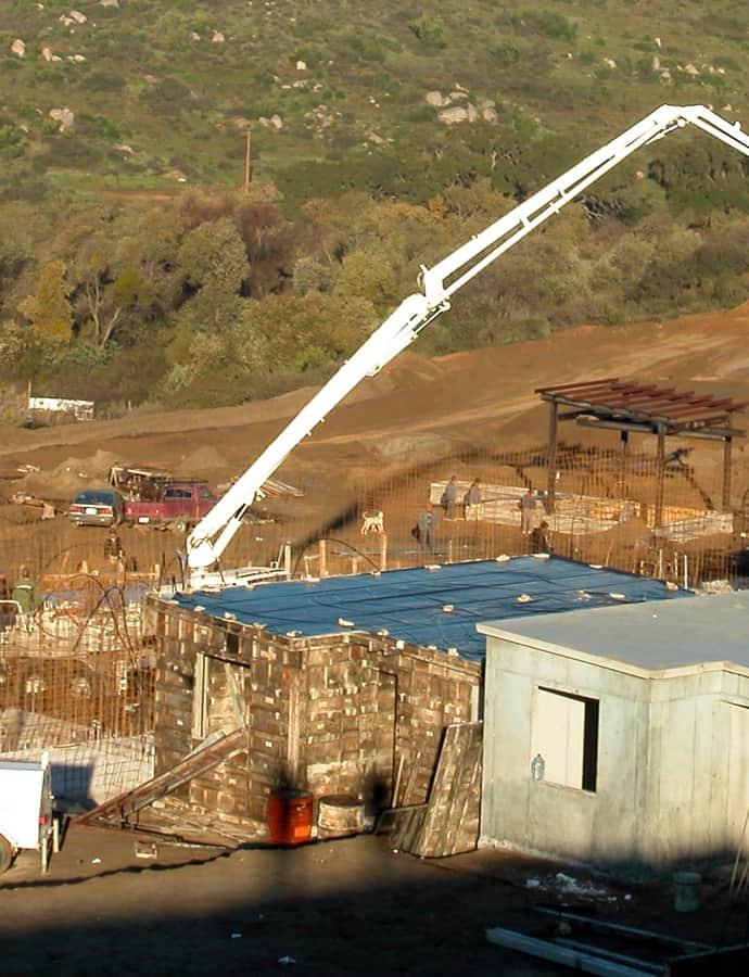 Urbi houses under construction, Mexico
