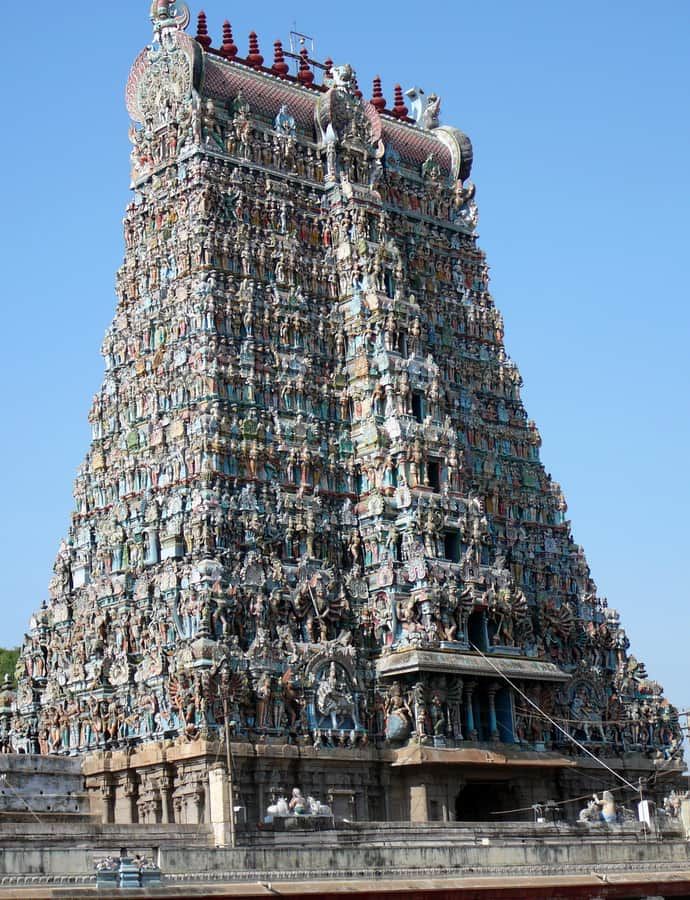 Meenakshi Temple, Madurai, India: an example of Dravidian