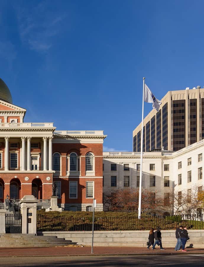 Massachusetts State House, Boston: an example of Federal