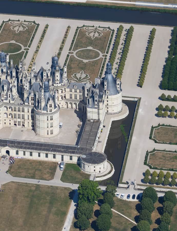 Château de Chambord, Loir-et-Cher, France: an example of French Renaissance architecture