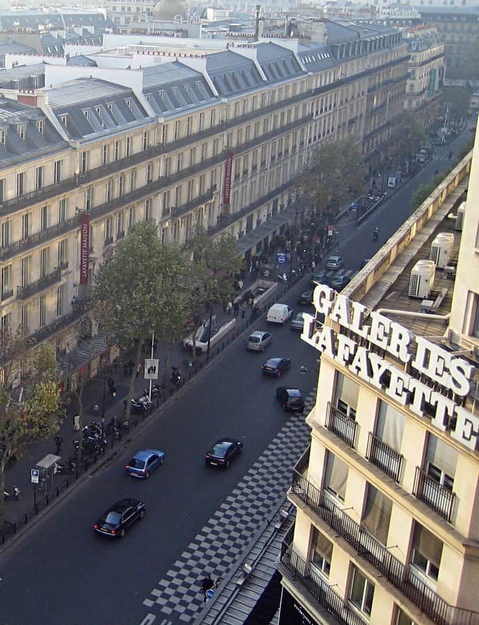 Boulevard Haussmann, Paris, France: an example of Haussmannian