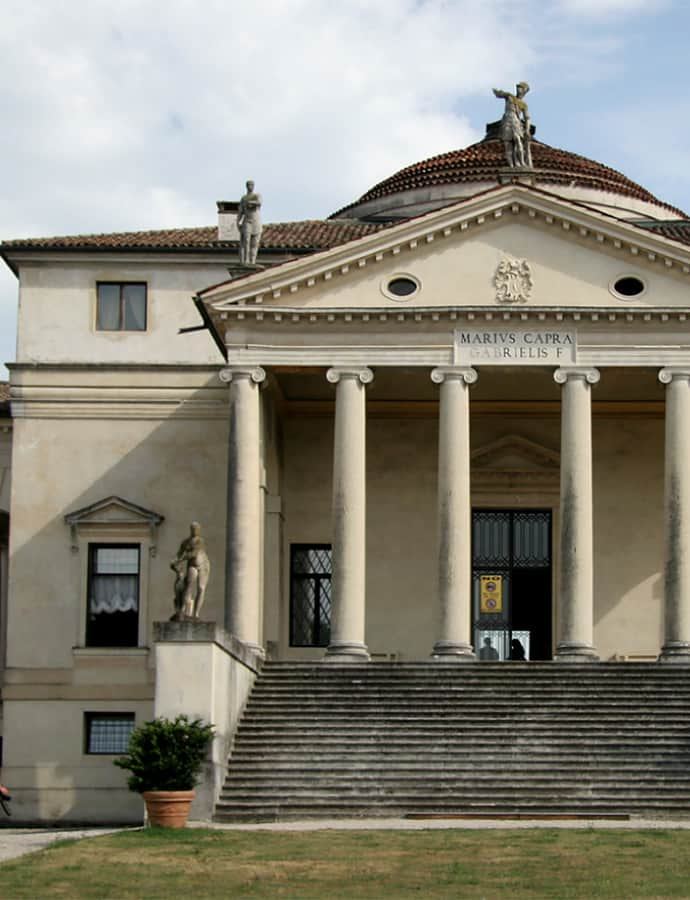 Villa La Rotonda, Vicenza, Italy: an example of High Renaissance / Palladian architecture