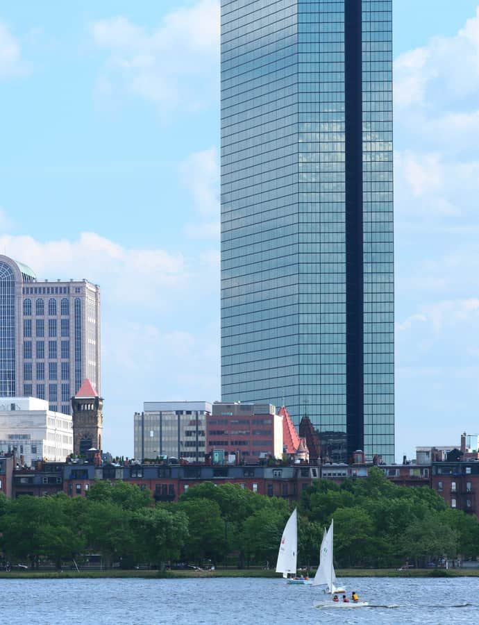 John Hancock Tower, Boston, Massachusetts: an example of Late Modernism architecture