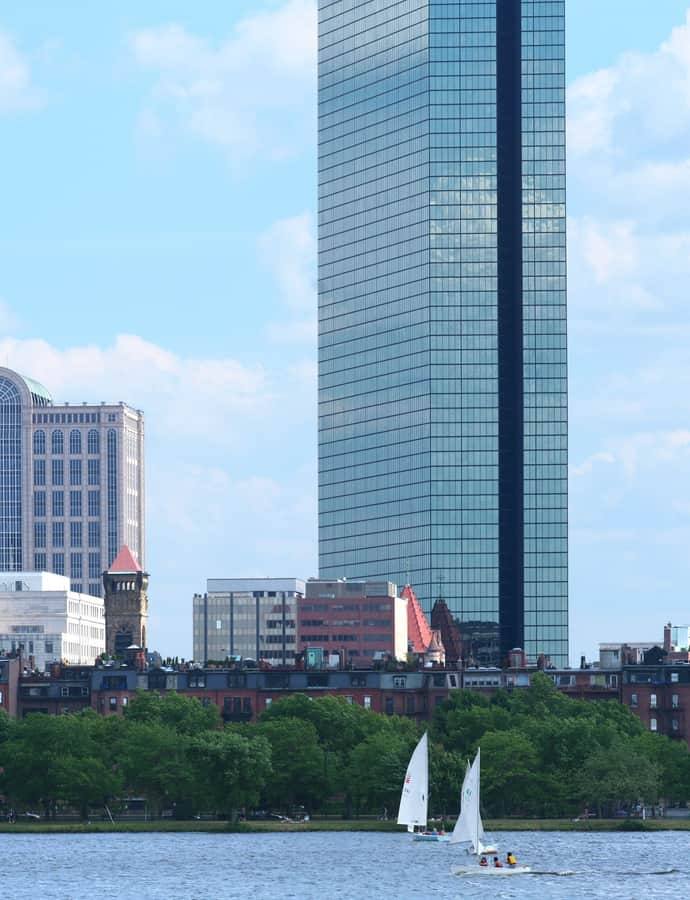 John Hancock Tower, an example of Late Modernism