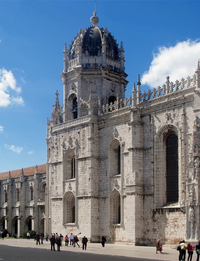 Jerónimos Monastery, Lisbon, Portugal: an example of Manueline architecture