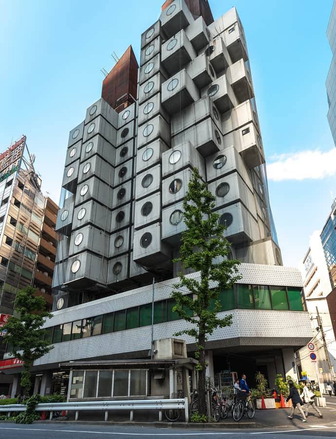 Nakagin Capsule Tower, an example of Metabolism