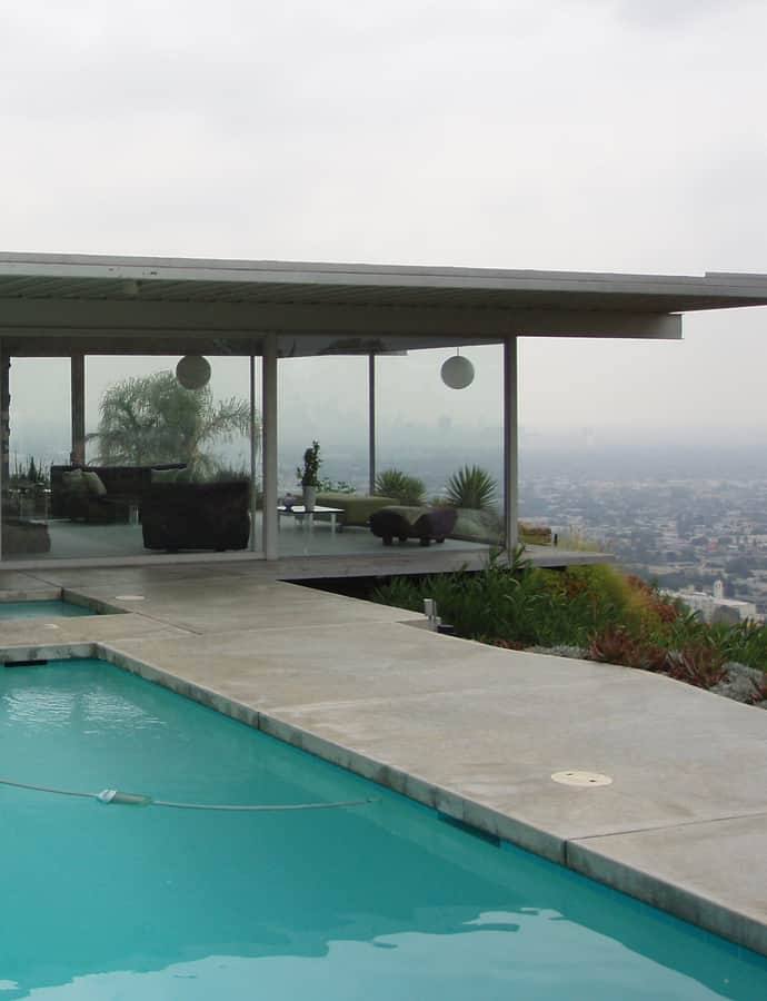 Stahl House, an example of Mid-Century Modern