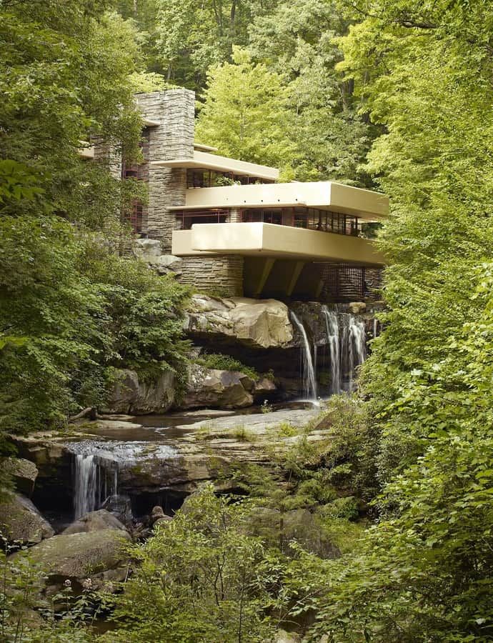 Fallingwater, Stewart Township, Pennsylvania: an example of Organic Architecture