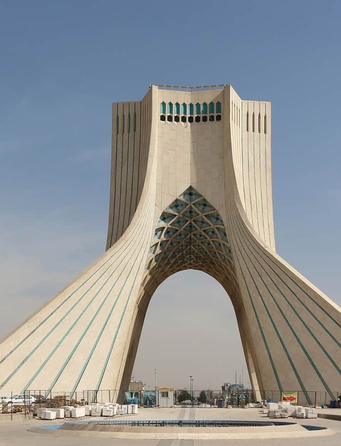 Azadi Tower, Tehran, Iran: an example of Pahlavi