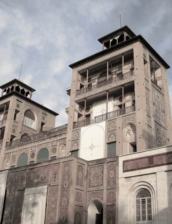 Golestan Palace, Tehran, Iran: an example of Qajar architecture