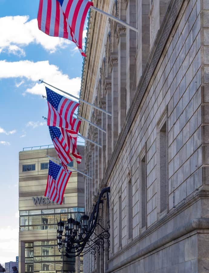 Boston Public Library, McKim Building, Boston, Massachusetts: an example of Renaissance Revival