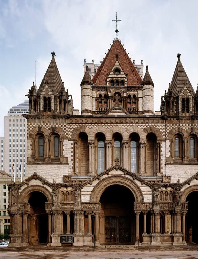 Trinity Church, Boston, Massachusetts: an example of Richardsonian Romanesque architecture