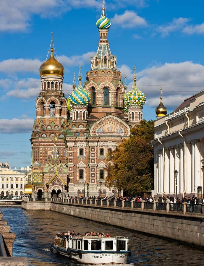 Church of the Savior on Blood, Saint Petersburg, Russia: an example of Russian Revival