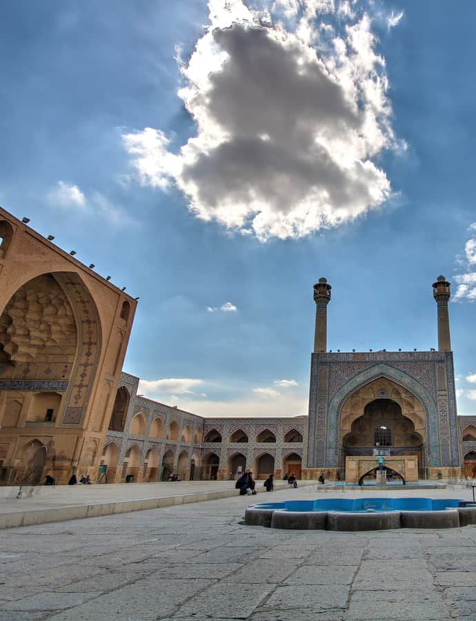 Jameh Mosque of Isfahan, Isfahan, Iran: an example of Seljuk architecture