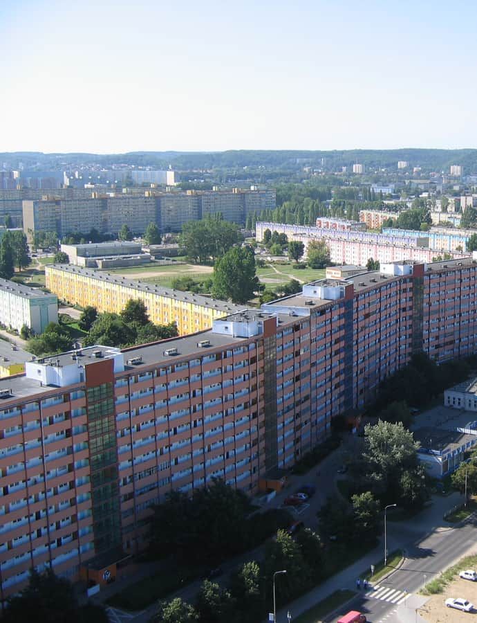 Falowiec, Gdańsk, Poland: an example of Socialist Panel Housing