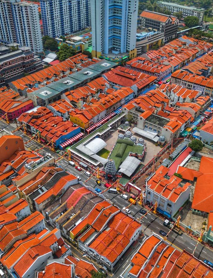 Chinatown, Singapore, Singapore, Singapore: an example of Southeast Asian Shophouse architecture