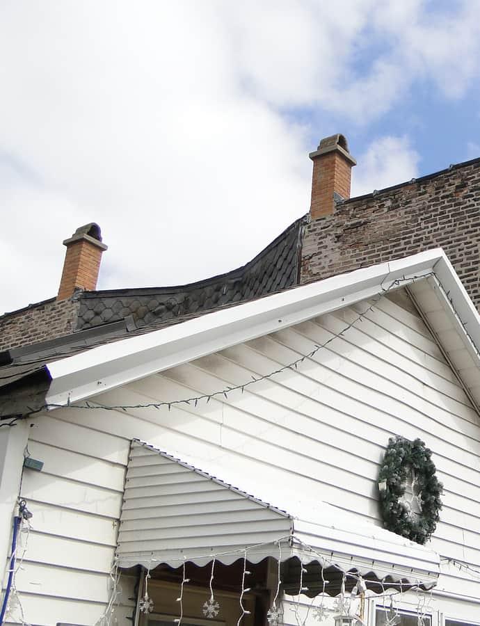 Frame cottage in Pilsen, Chicago, Illinois