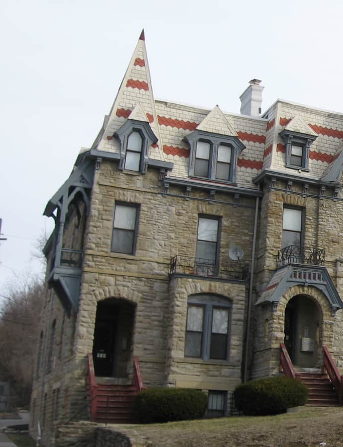 Madam Fredin's Eden Park School and Neighboring Row House