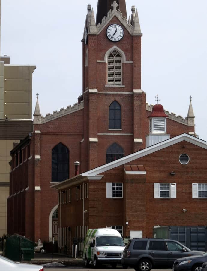 Holy Cross Church, Rectory and School