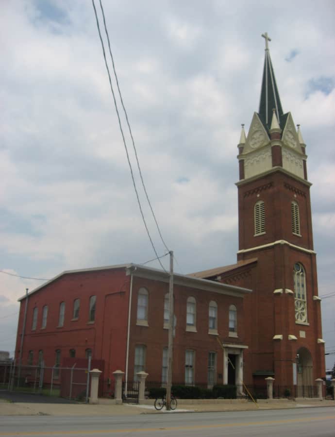 St. Patrick's Roman Catholic Church, Rectory, and School