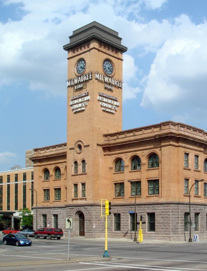 Chicago, Milwaukee, St. Paul and Pacific Depot Freight House and Train Shed